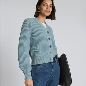 ISO: The Texture Cotton Cardigan in Blue Shadow sizes large or x-large